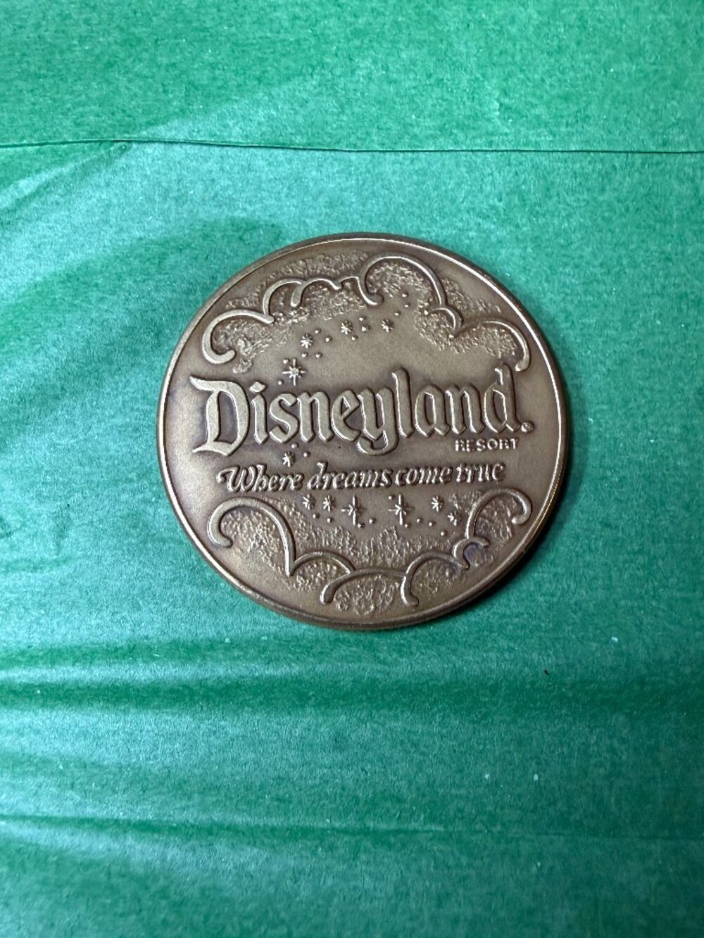 Disneyland Resort 2007 Where Dreams Come True Collectible Coin Medallion 1.5”
